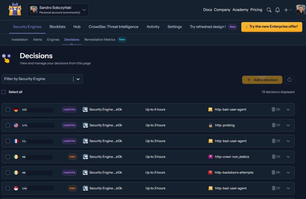 crowdsec-dashboard