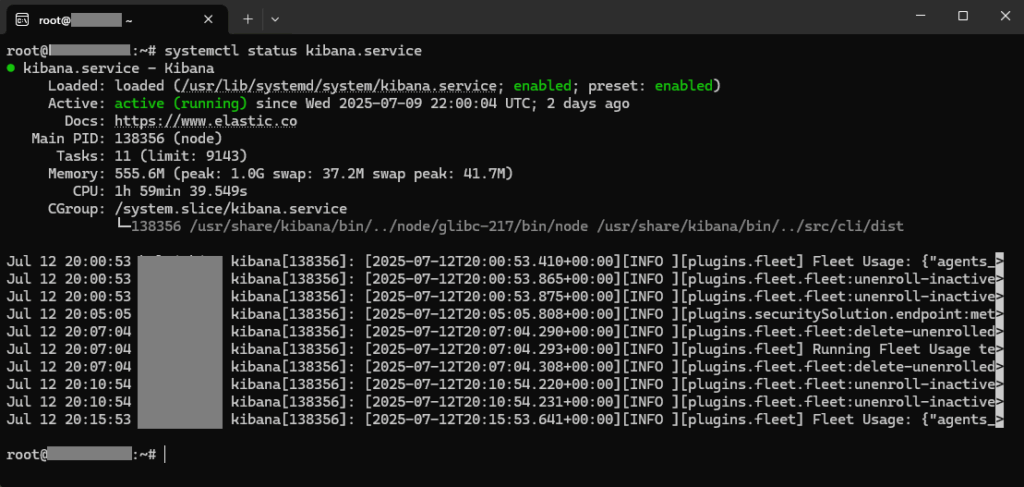 systemctl-kibana